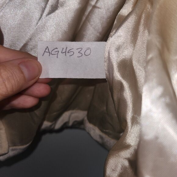 NWT-Sadie & Sage x Anthropologie -Cosmic Quilted Velvet Jacket Cream/Ivory-Small - Picture 11 of 11